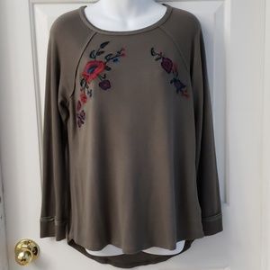 Knox Rose French Terry Floral Top
